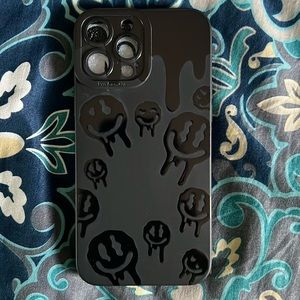 Black smiley case
